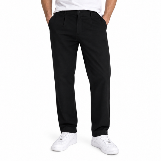 PANTALÓN ZARA HOMBRE TALLA L NEGRO