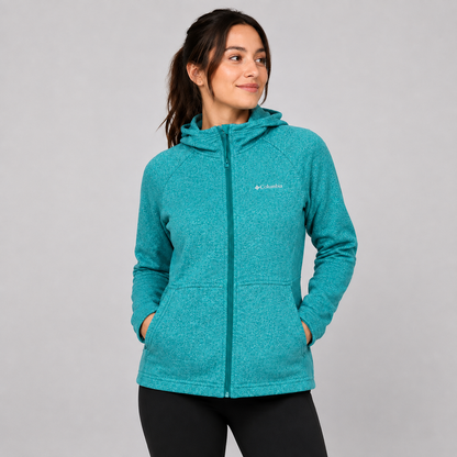 Polerón Columbia Full Zip con Capucha Mujer Talla XS