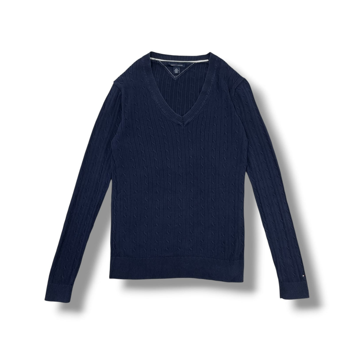 SWEATER TOMMY HILFIGER AZUL MARINO · TALLA M