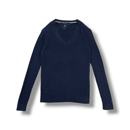 SWEATER TOMMY HILFIGER AZUL MARINO · TALLA M