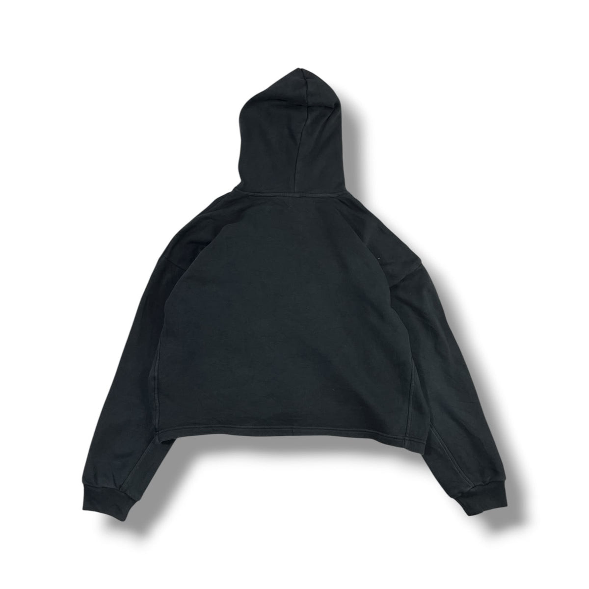 POLERÓN ADIDAS MUJER TALLA M OVERZISE NEGRO CON CAPUCHA