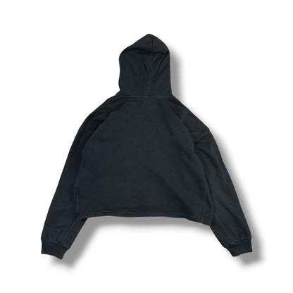 POLERÓN ADIDAS MUJER TALLA M OVERZISE NEGRO CON CAPUCHA