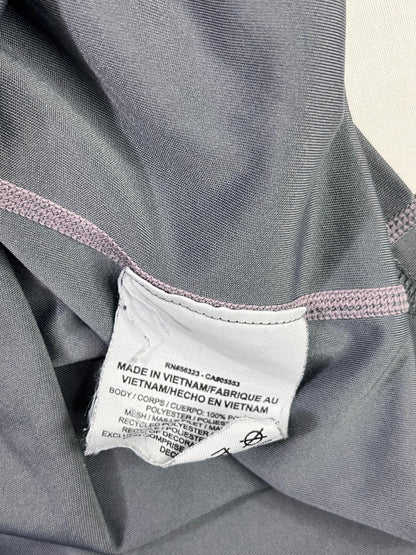 POLERA DEPORTIVA HOMBRE NIKE DRI-FIT MANGA LARGA TALLA M GRIS