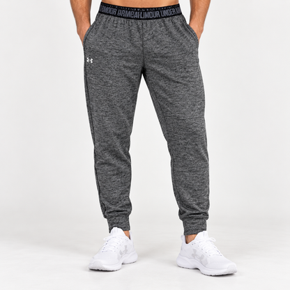 PANTALÓN DEPORTIVO UNDER ARMOUR HOMBRE GRIS JASPEADO TALLA M APROX.
