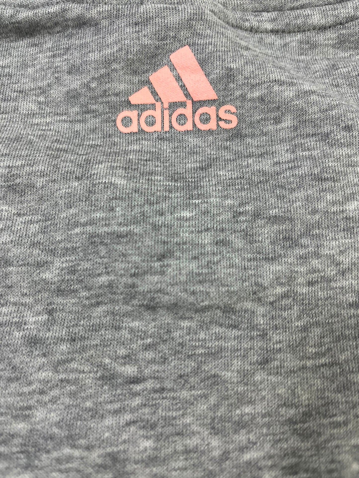 Polerón Adidas Gris Jaspeado Talla M