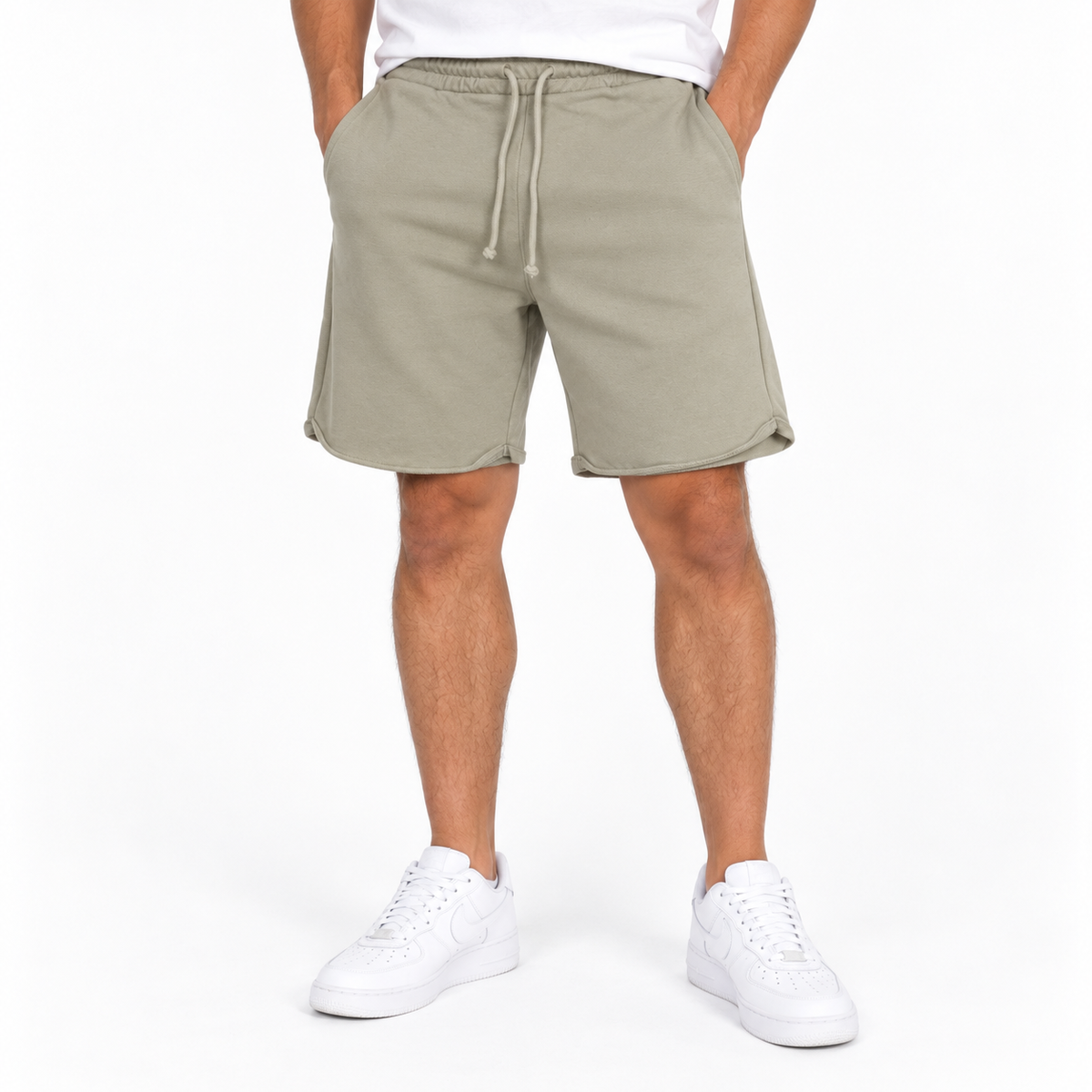 SHORT H&M REGULAR FIT HOMBRE TALLA S BEIGE