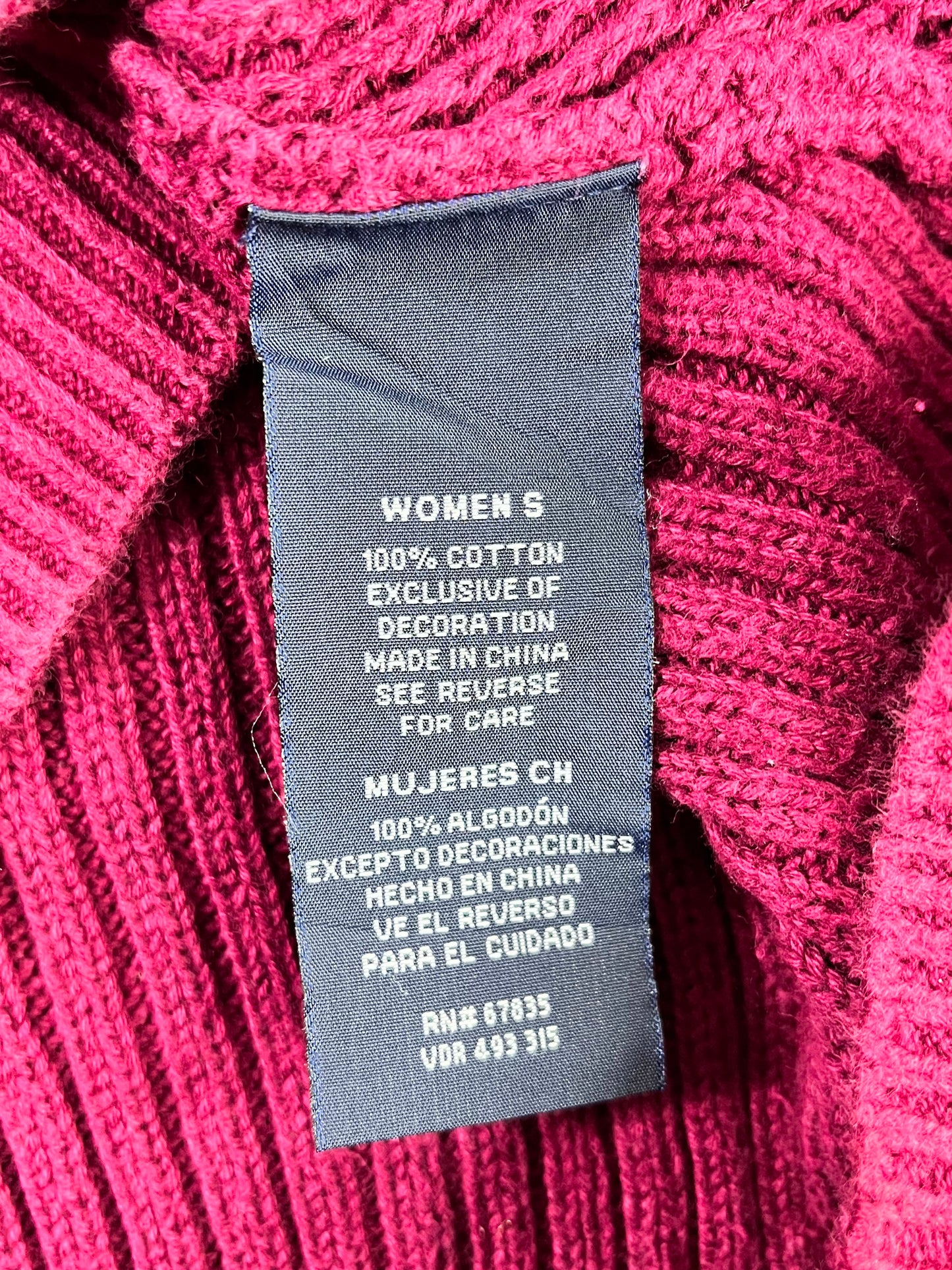 SWEATER NAUTICA MUJER · TALLA S