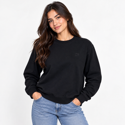 POLERÓN FILA MUJER TALLA L NEGRO