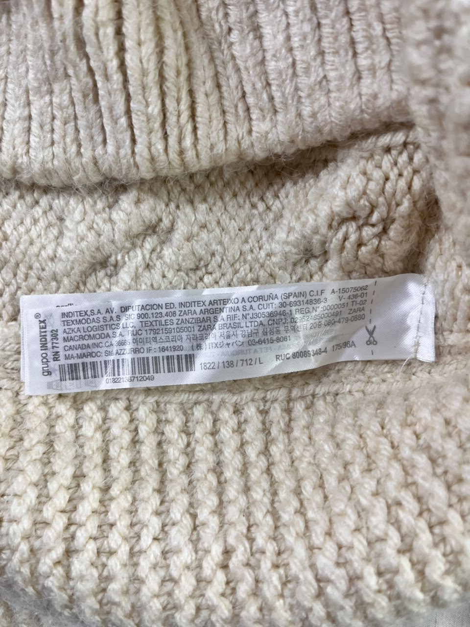SWEATER ZARA MUJER TALLA L