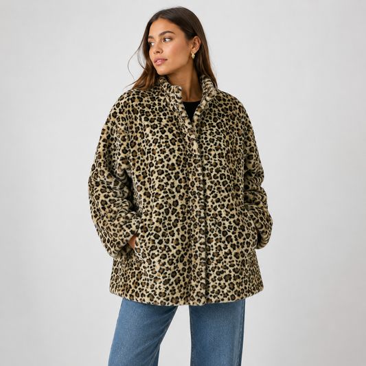 ABRIGO GAP MUJER ANIMAL PRINT · TALLA XL