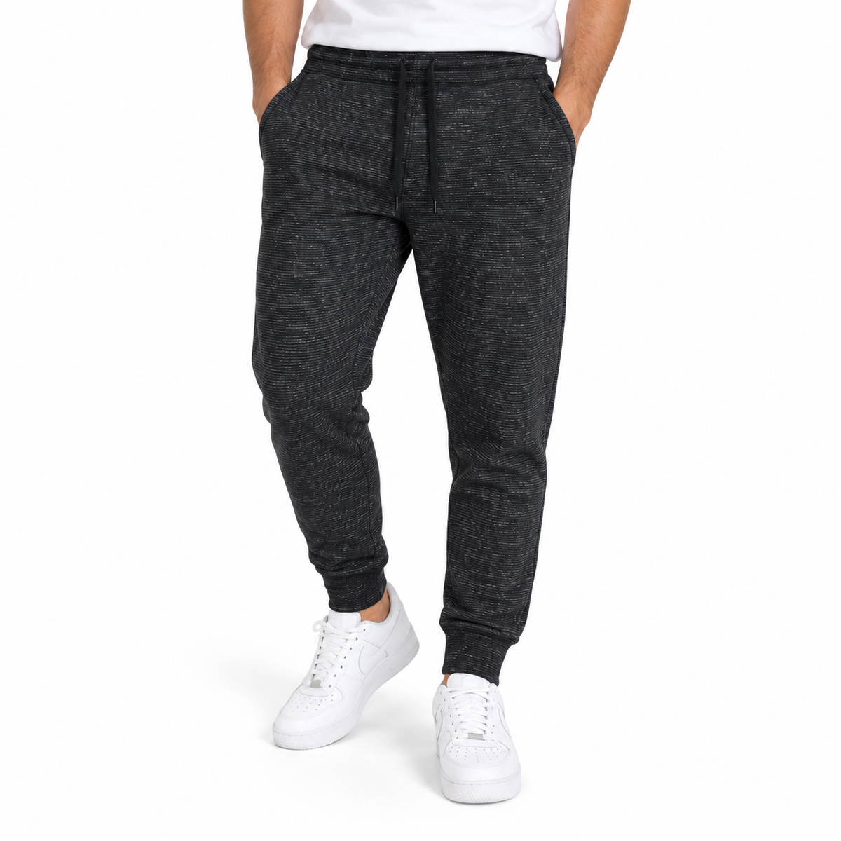 PANTALÓN JOGGER CHAMPION TALLA XL GRIS JASPEADO