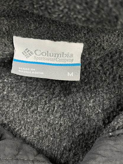 POLAR COLUMBIA HOMBRE TALLA M GRIS/BURDEO
