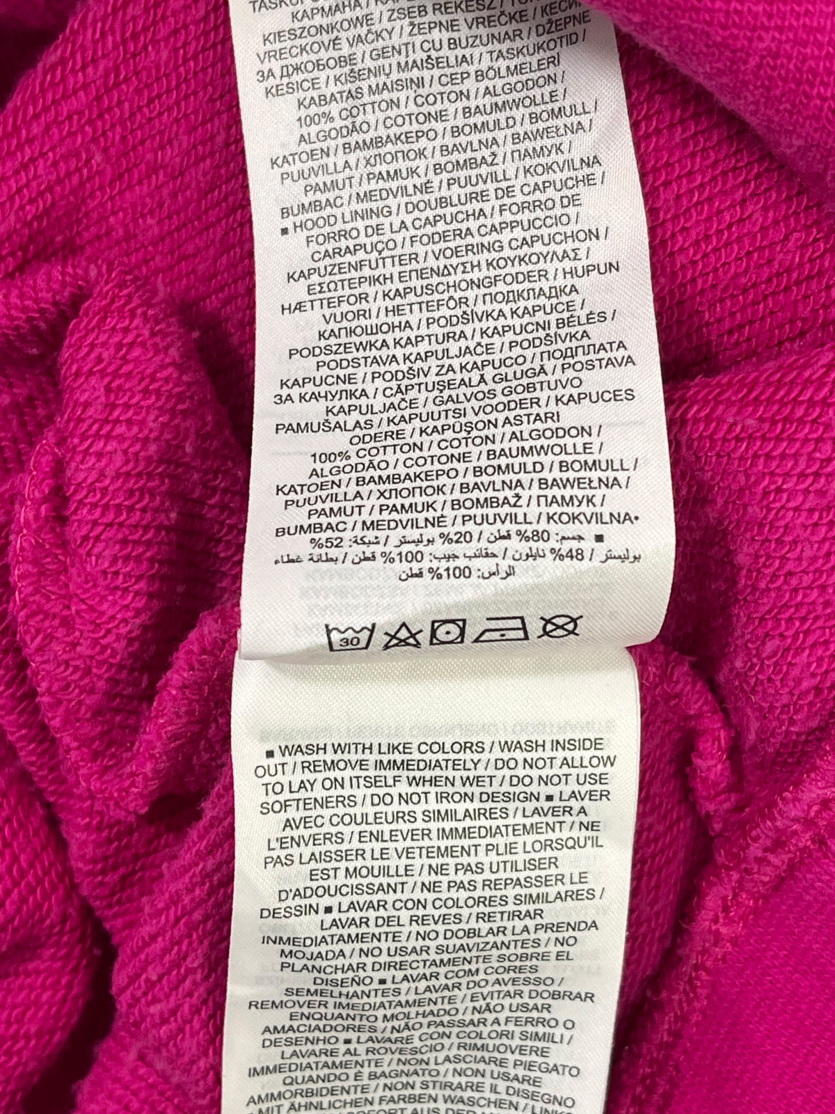 POLERÓN NIKE AIR MUJER FUCSIA · TALLA M