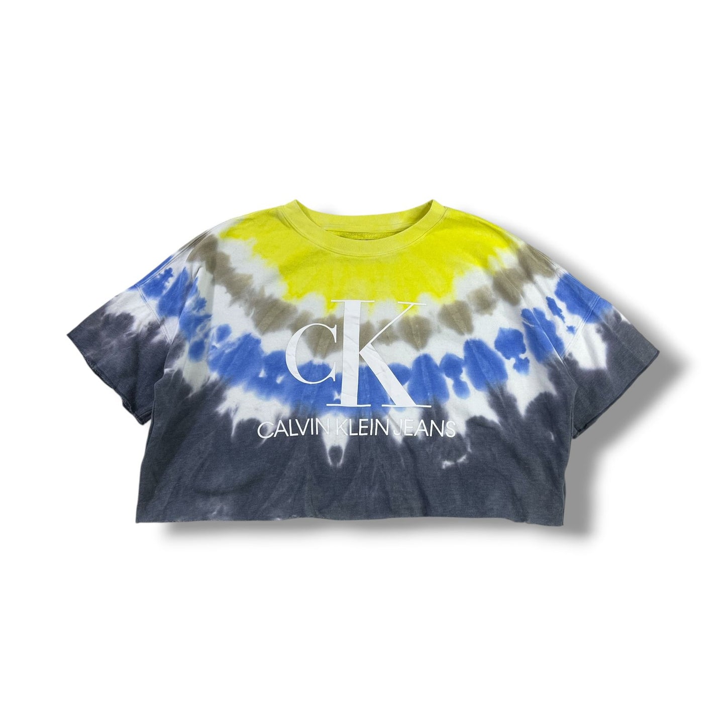 POLERÓN CROP CALVIN KLEIN JEANS TIE DYE MUJER TALLA M