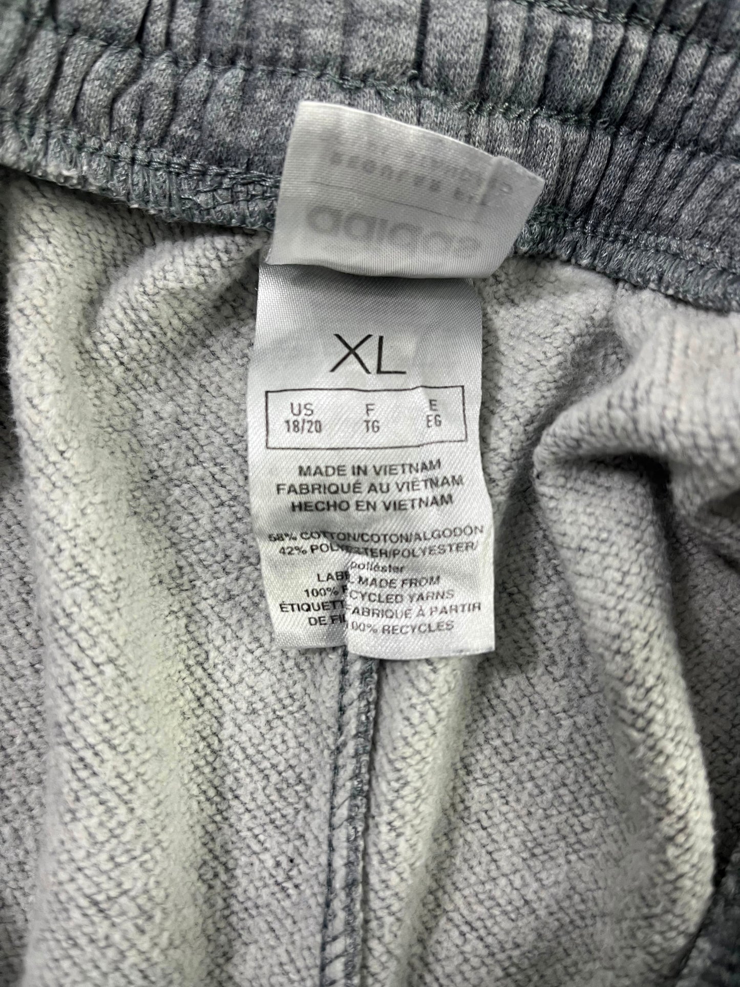 Pantalón de buzo Adidas gris
