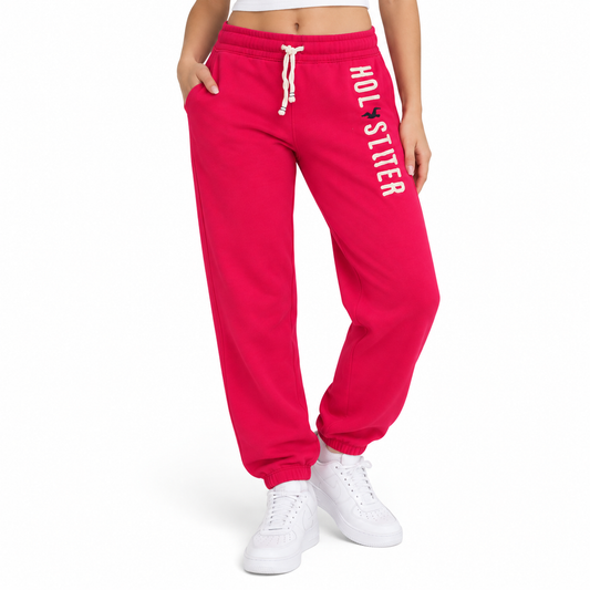 PANTALÓN JOGGER HOLLISTER MUJER TALLA L ROSADO FUCSIA