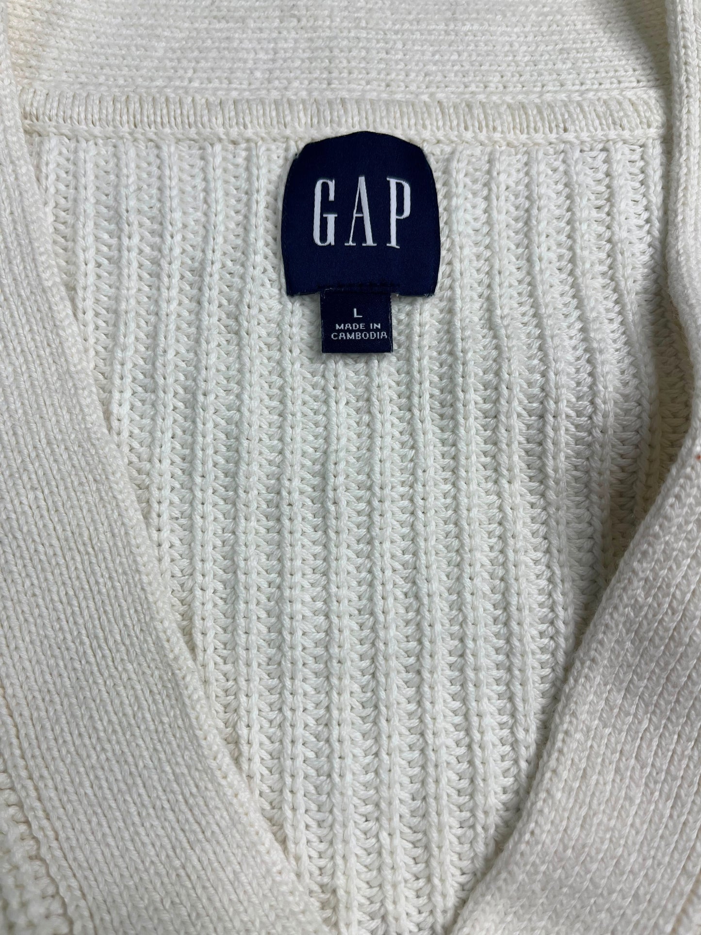 Cardigan GAP Crudo Mujer Talla L