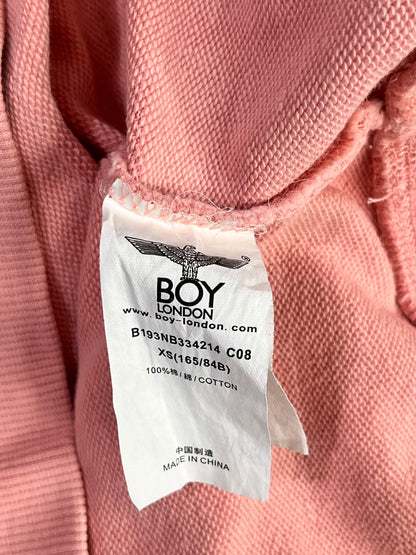 POLERÓN BOY LONDON MUJER TALLA XS ROSADO CON CIERRES