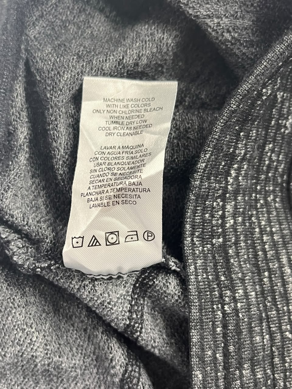 PANTALÓN JOGGER CHAMPION TALLA XL GRIS JASPEADO