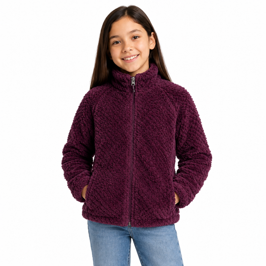 POLAR COLUMBIA NIÑA M (10/12) BURDEO SHERPA