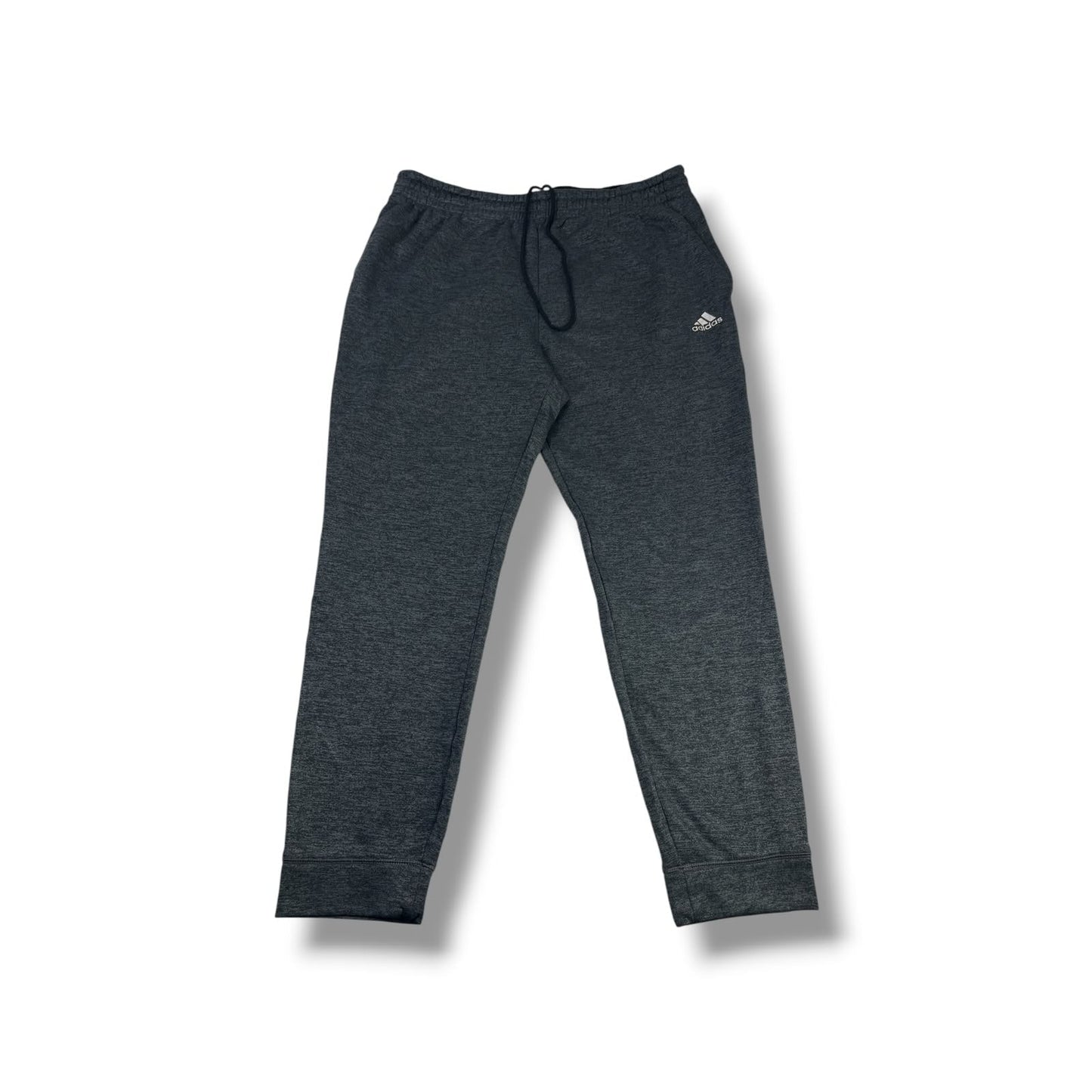 Pantalón de buzo Adidas gris jaspeado Talla L