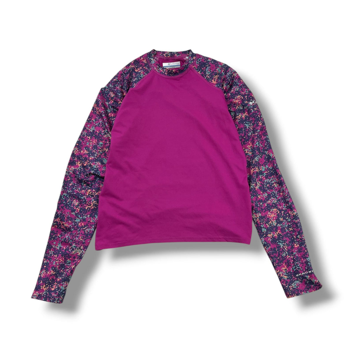POLERA COLUMBIA OMNI-SHADE NIÑA TALLA L (14/16) ROSADA