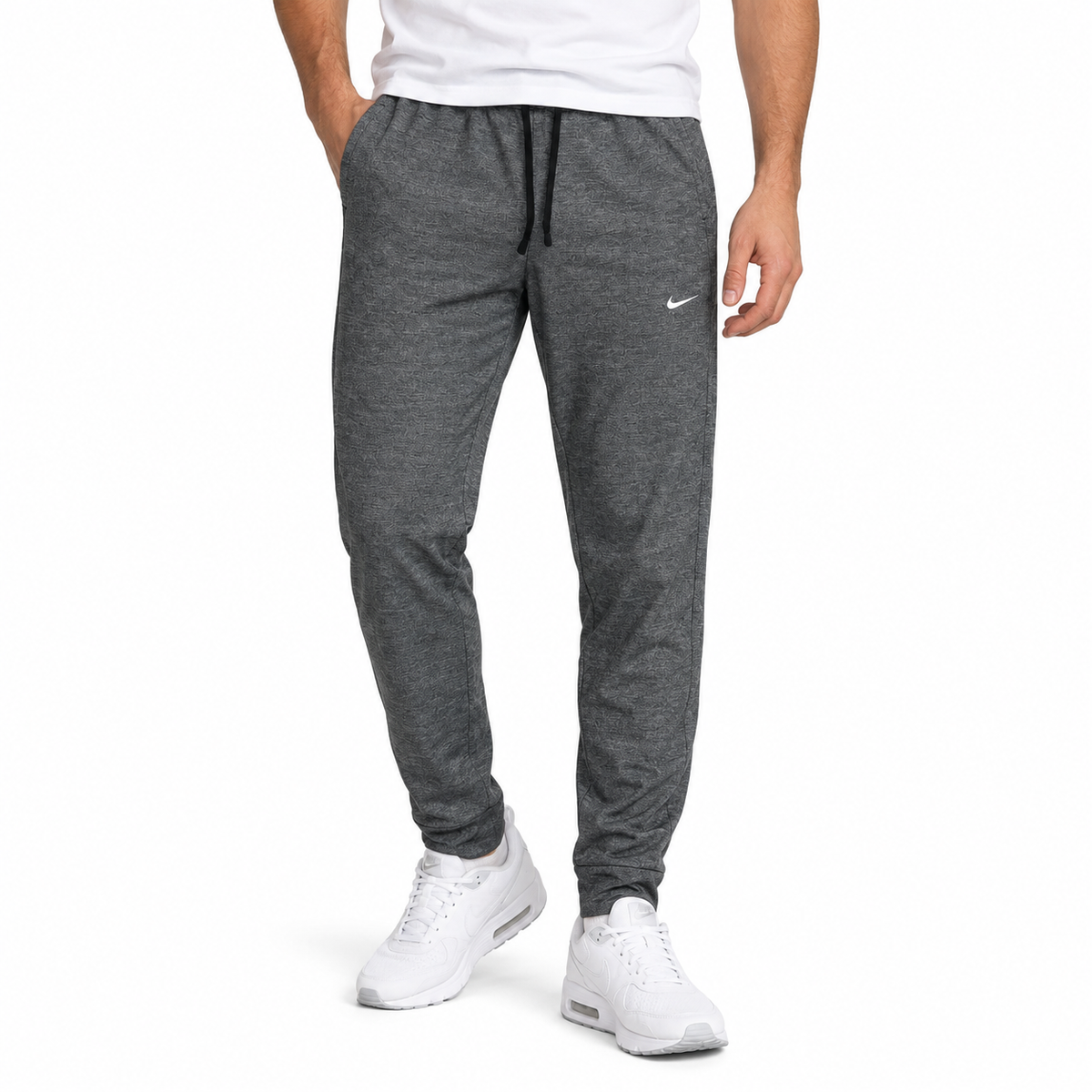 PANTALÓN DEPORTIVO NIKE DRI-FIT HOMBRE TALLA S GRIS