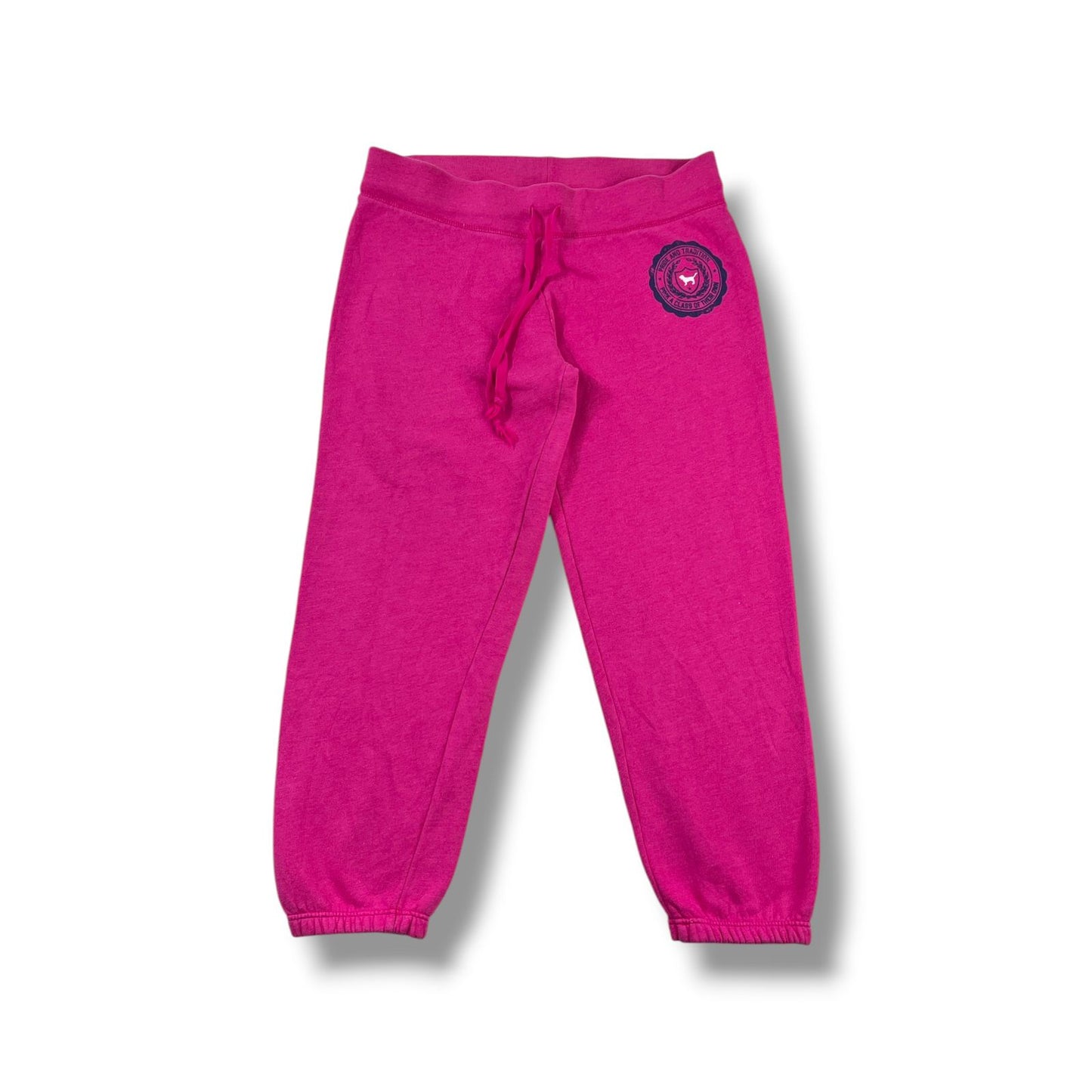 PANTALÓN JOGGER PINK VICTORIA'S SECRET MUJER TALLA M FUCSIA