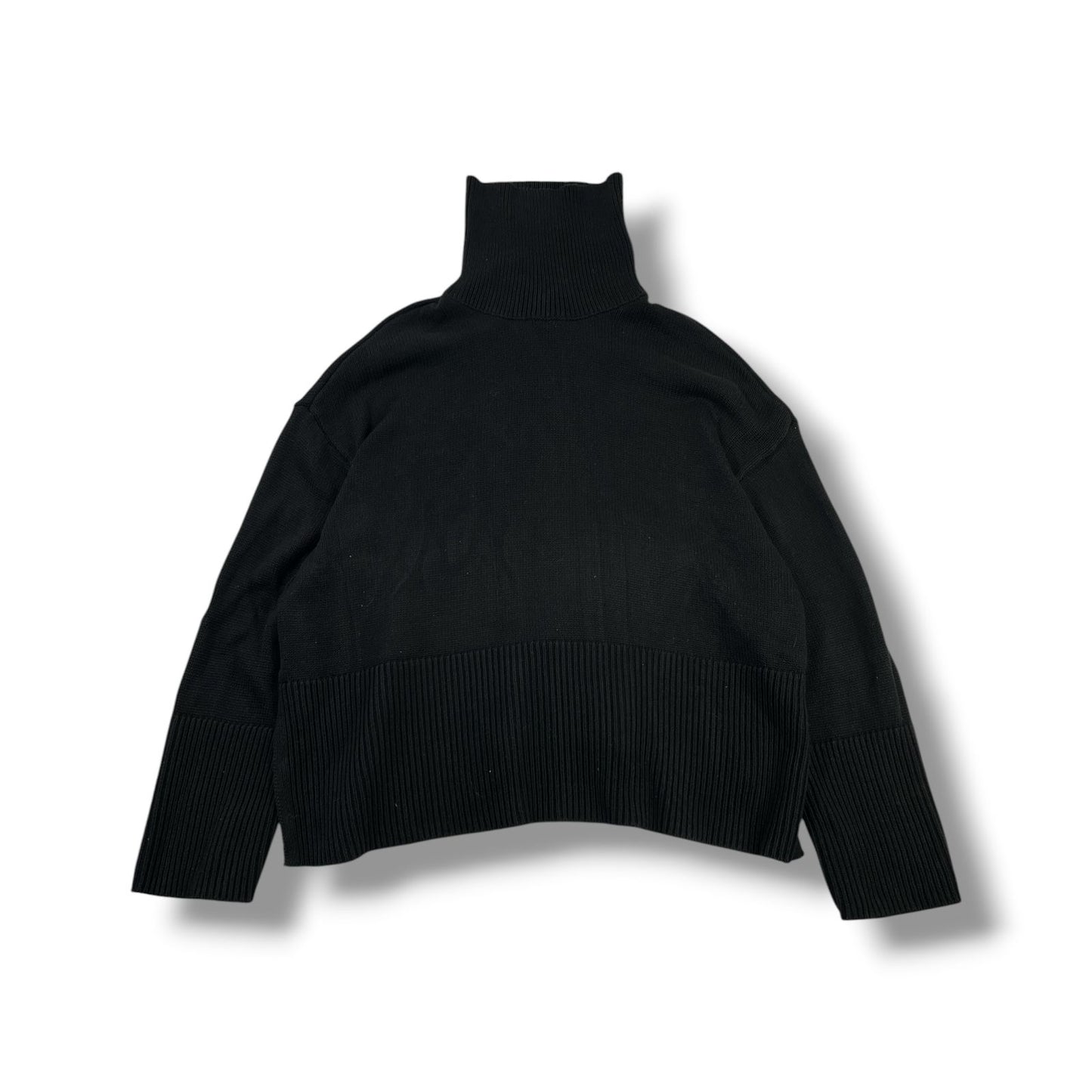 SWEATER GAP CUELLO ALTO OVERSIZE NEGRO TALLA M