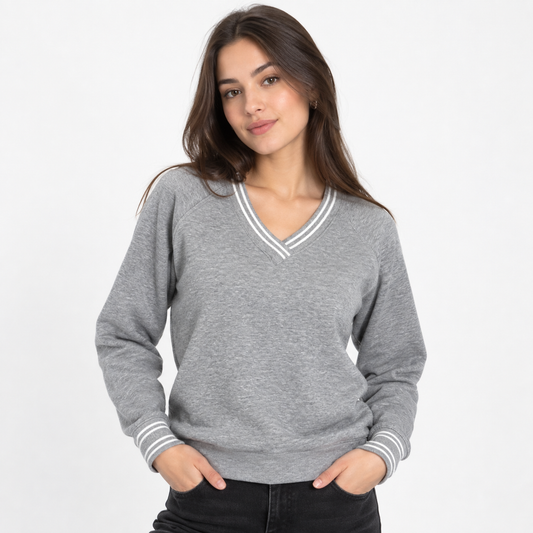 POLERÓN JOE FRESH MUJER TALLA S GRIS