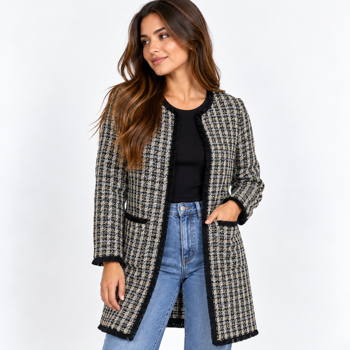 ABRIGO H&M MUJER TALLA 40