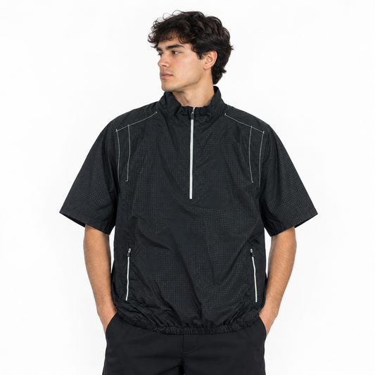 CHAQUETA LIGERA ADIDAS GOLF CLIMAPROOF HOMBRE TALLA XL NEGRA