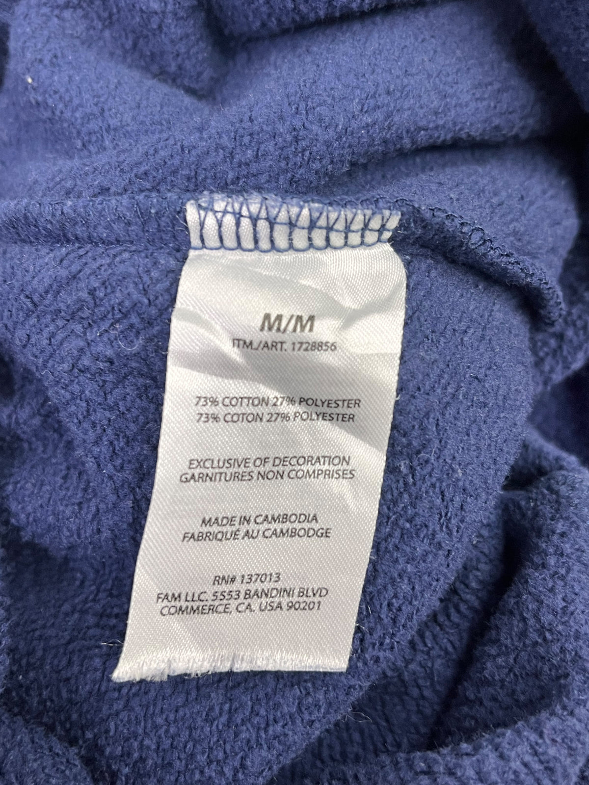 JOGGER GAP 1969 AZUL MARINO TALLA M