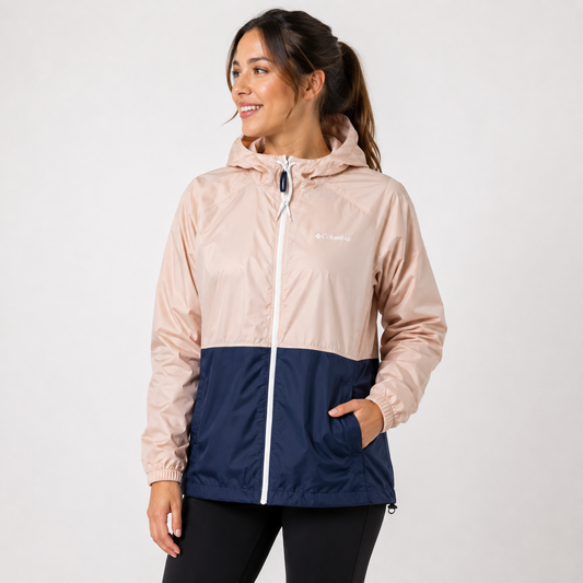 Chaqueta Cortaviento Columbia con Capucha Talla L