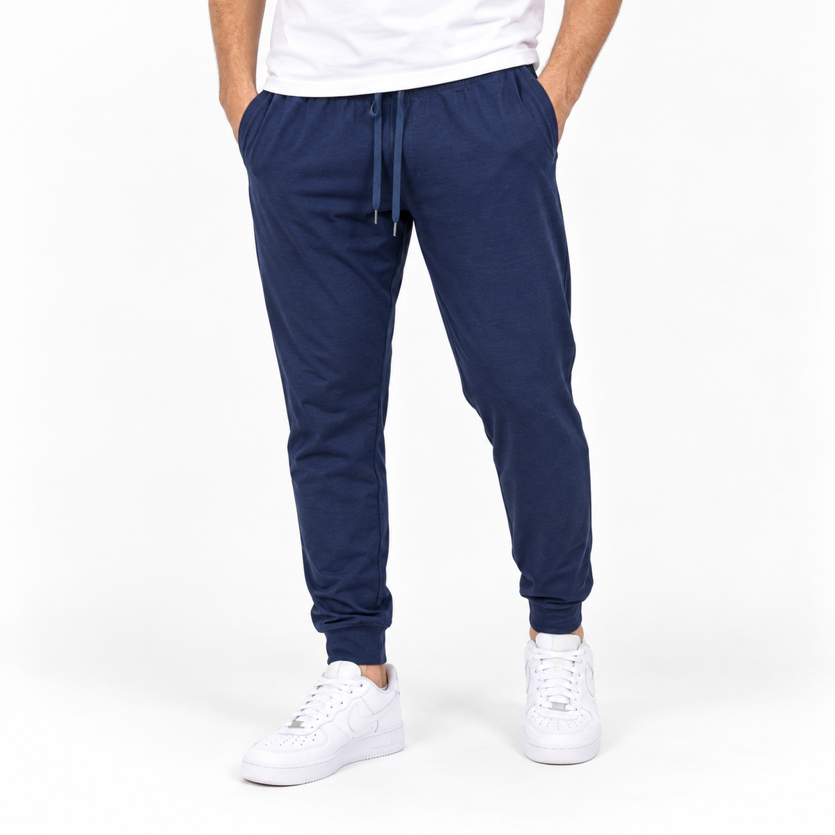 PANTALÓN JOGGER OLD NAVY ACTIVE HOMBRE TALLA L AZUL MARINO