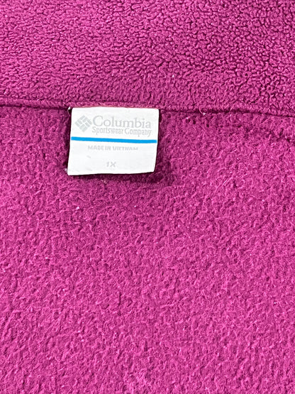POLAR COLUMBIA MUJER TALLA 1X ROSADO