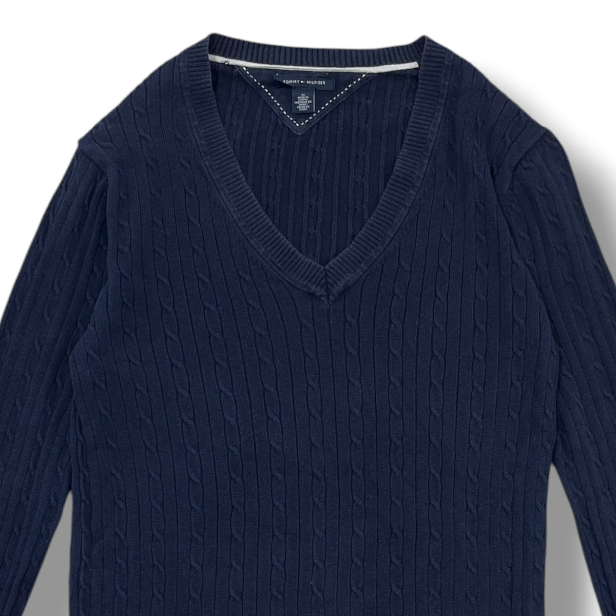 SWEATER TOMMY HILFIGER AZUL MARINO · TALLA M