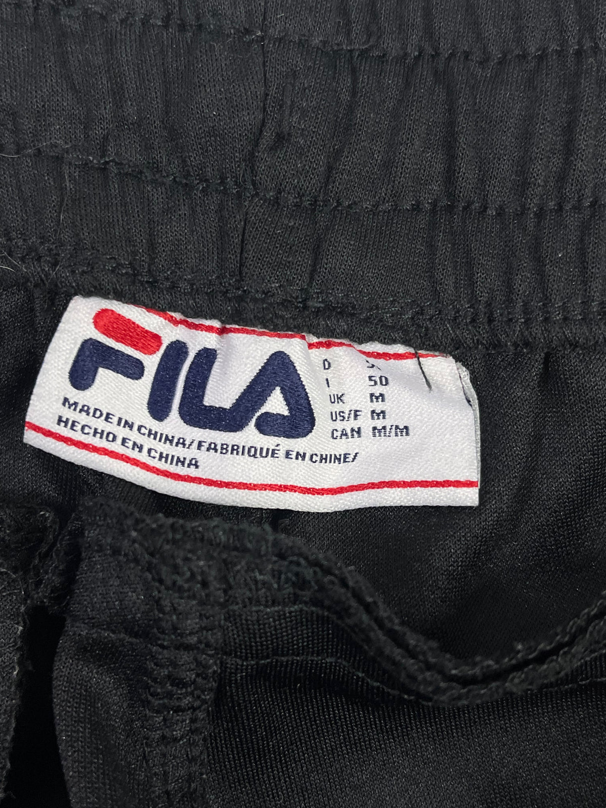 PANTALÓN JOGGER FILA HOMBRE TALLA M NEGRO