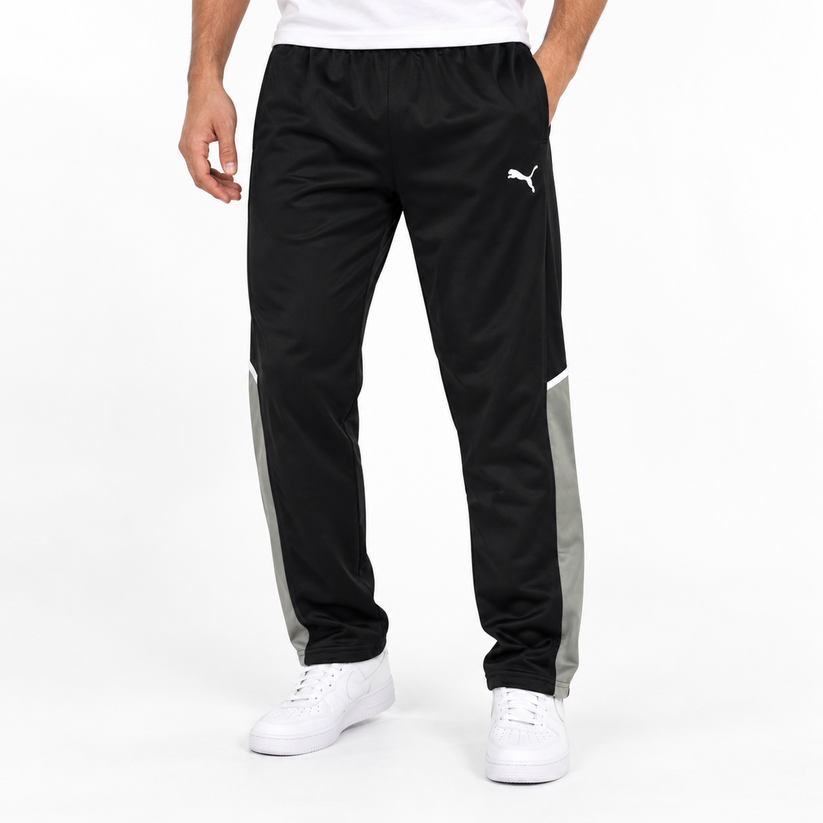 PANTALÓN DEPORTIVO PUMA NEGRO TALLA XL JUVENIL / APROX. S ADULTO