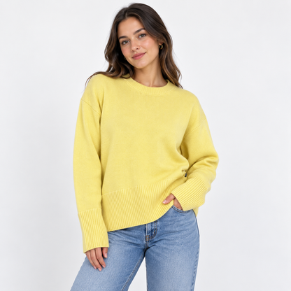SWEATER GAP AMARILLO MUJER · TALLA L