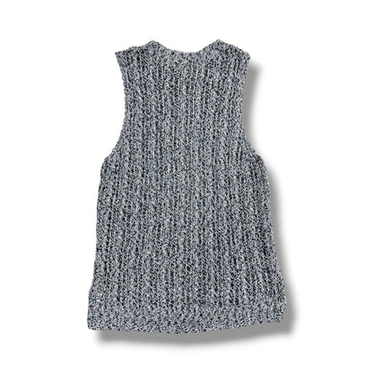 SWEATER SIN MANGAS GAP MUJER XS TEJIDO ABIERTO