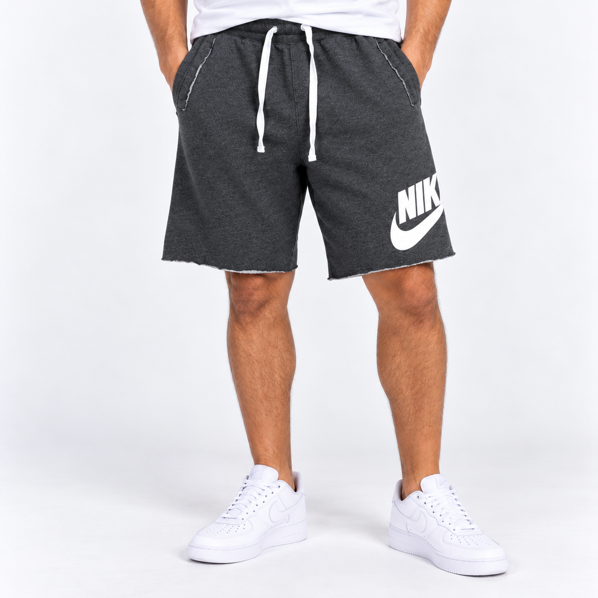 SHORT NIKE HOMBRE TALLA L GRIS OSCURO