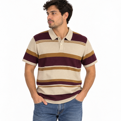 POLERA POLO GAP HOMBRE TALLA L A RAYAS