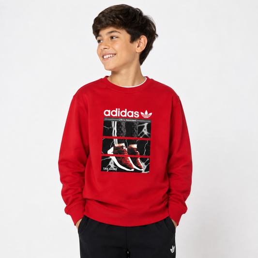 POLERÓN ADIDAS NIÑO · TALLA 3XL NIÑO / S-M ADULTO