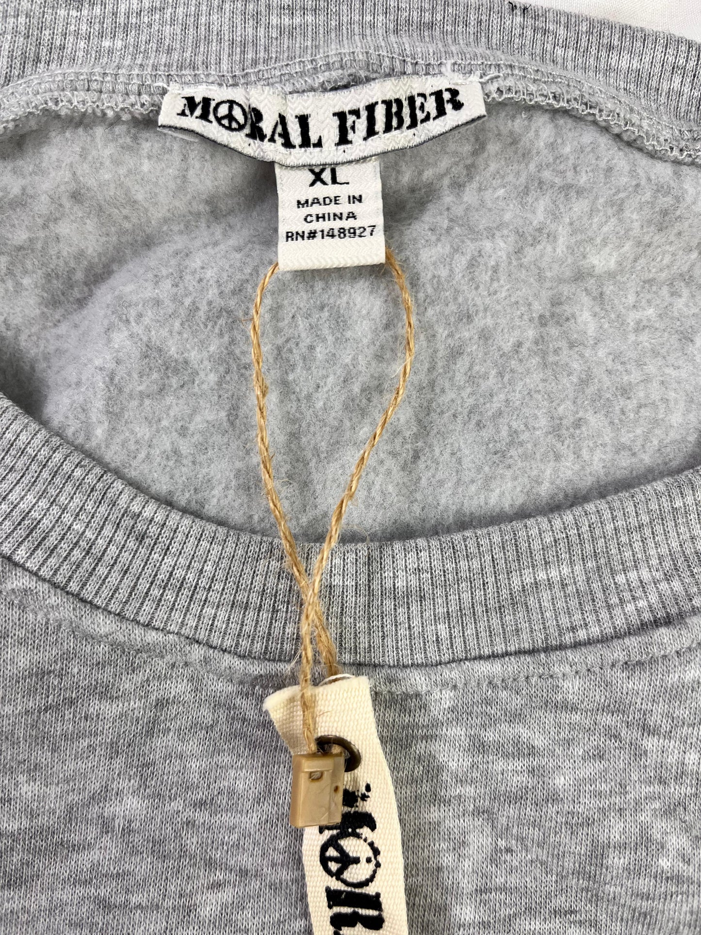 POLERÓN MORAL FIBER MUJER TALLA XL GRIS/LILA