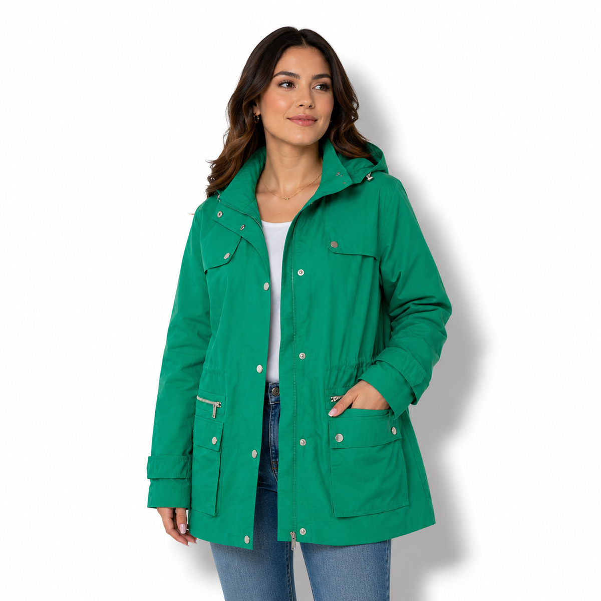 CHAQUETA CALVIN KLEIN MUJER VERDE TALLA APROX. M