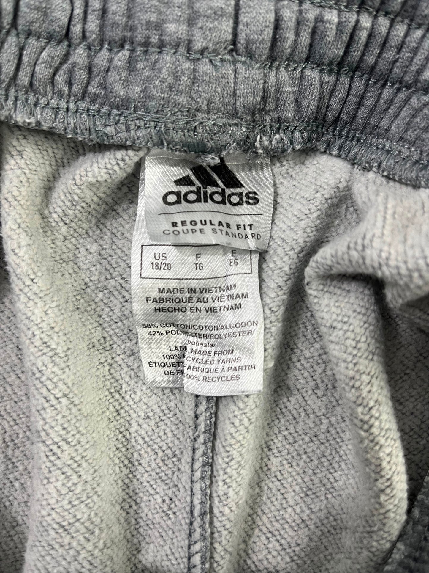 Pantalón de buzo Adidas gris