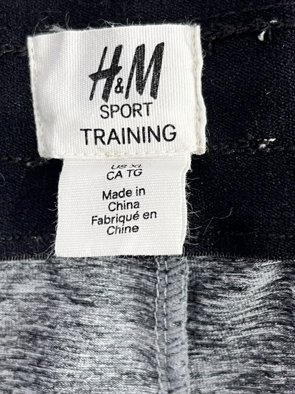 PANTALÓN DEPORTIVO H&M SPORT TRAINING HOMBRE · TALLA XL
