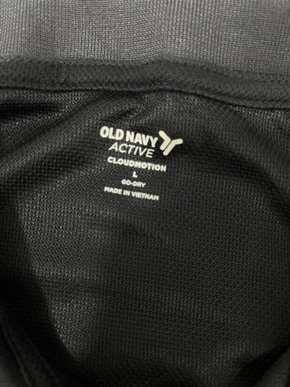 POLERA POLO OLD NAVY ACTIVE HOMBRE TALLA L NEGRA