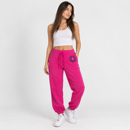 PANTALÓN JOGGER PINK VICTORIA'S SECRET MUJER TALLA M FUCSIA